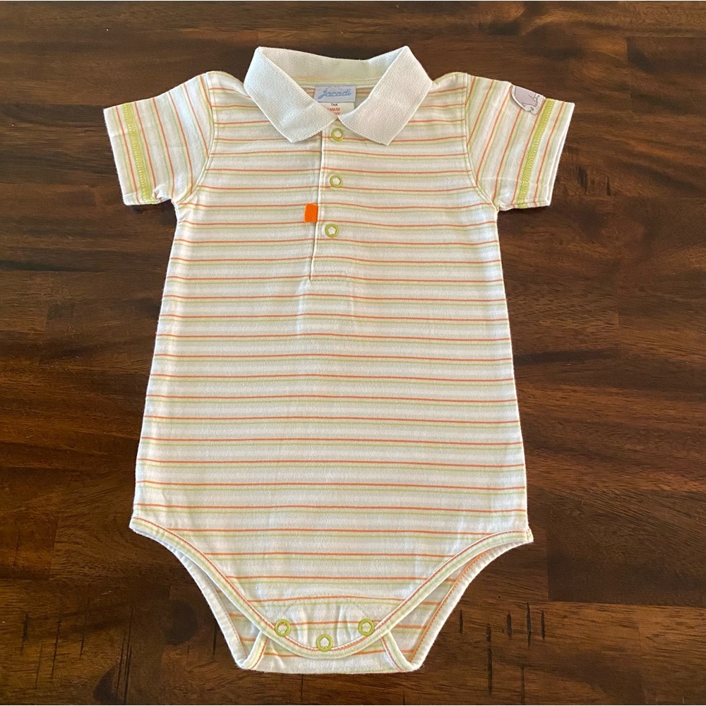 Jacadi One Piece Apliqué Baby Boy Romper